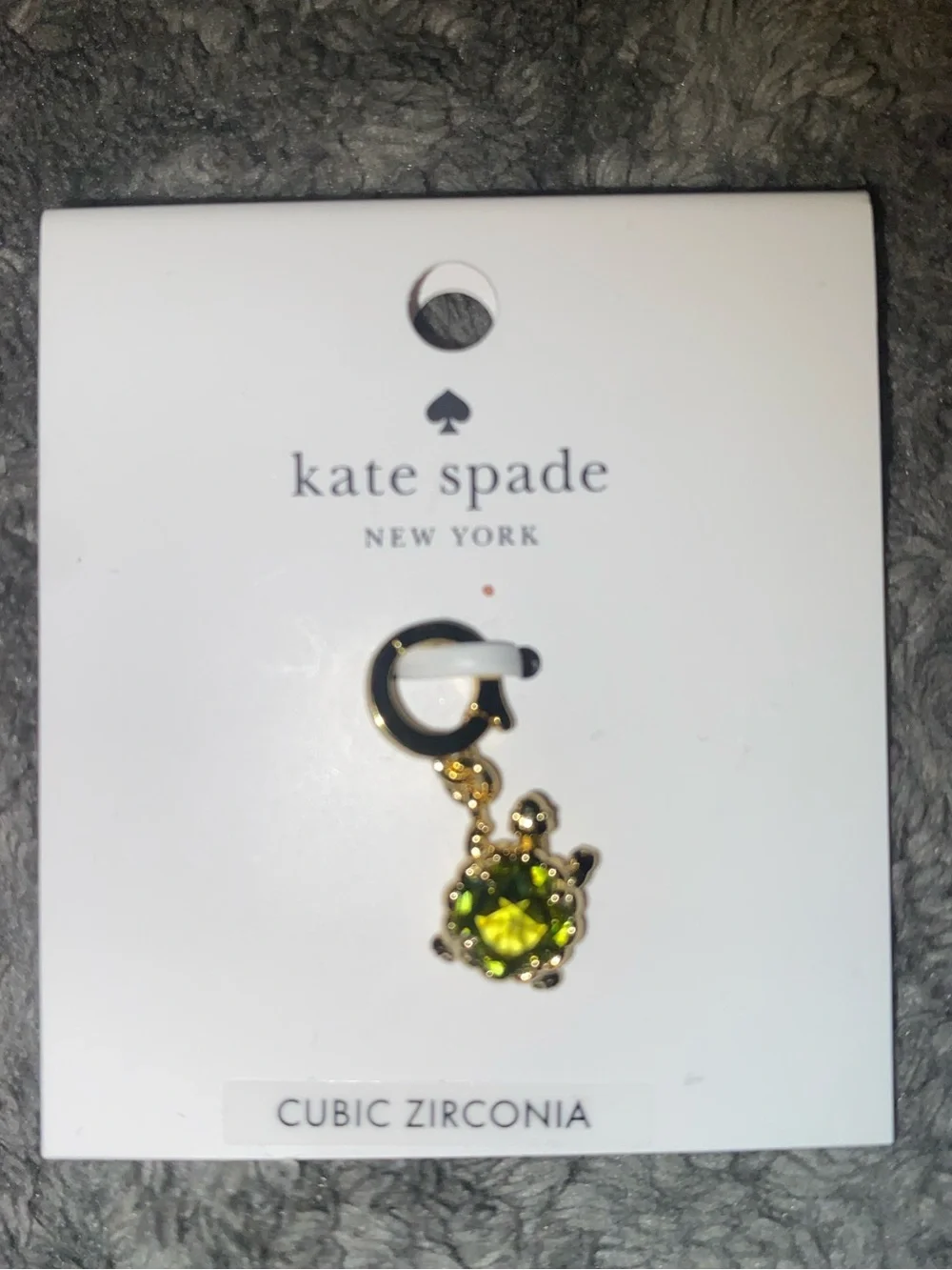 Kate Spade New York Womens Turtle Charm $60